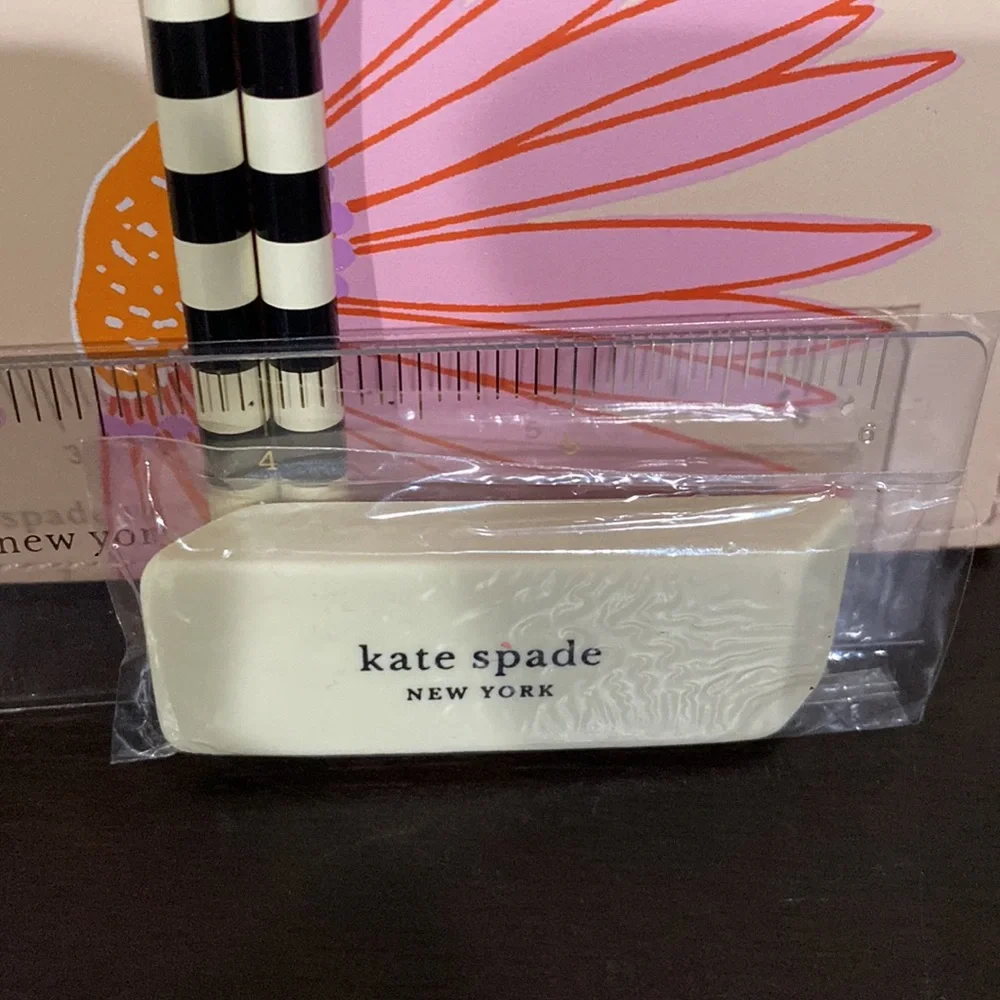 NWT Kate Spade ♠️ office supply pencil pouch set